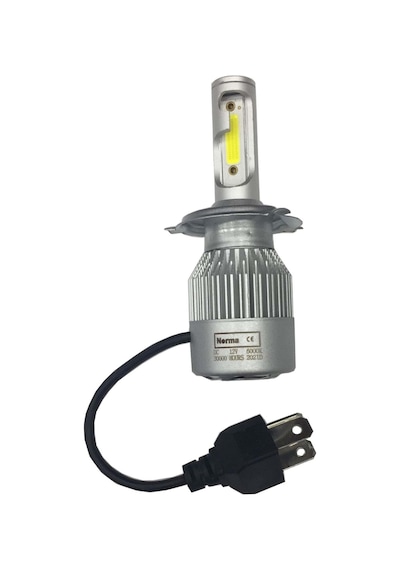 H4 Motosiklet Led Far Ampulü Şimşek Etkili