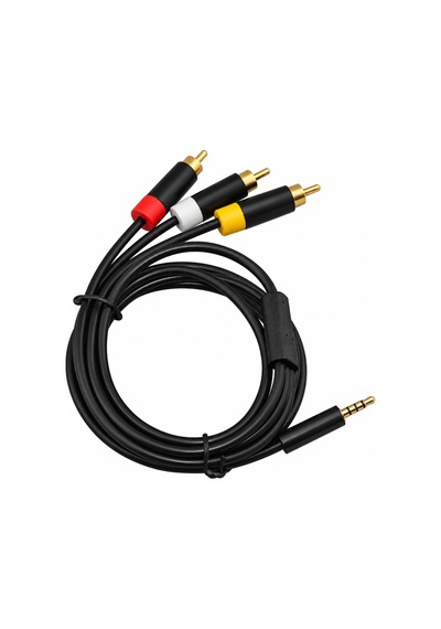 Xbox 360e Uyumlu Kompozit Av Kablo 3.5mm Jack To Rca Tv Görüntü Ve Ses Kablosu