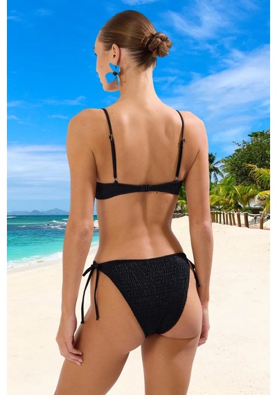 Ersefa Tasarım Bikini Takımı Esnek Kumaş Klora Dayanıklı Premium Kalite Siyah