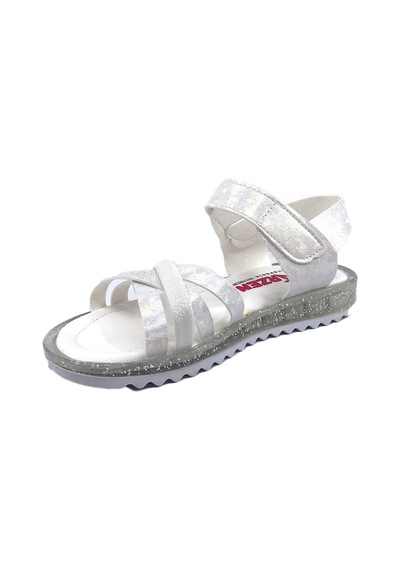 Arzen 4010 Simli Bantlı Kız Çocuk Bebe Sandalet Ayakkabı 001