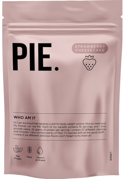 Pıe. Proteinli Öğün Tozu /vücut Ağırlığı Kontrolü İçin Diyetin Yerini Alan Gıda / Strawberry
