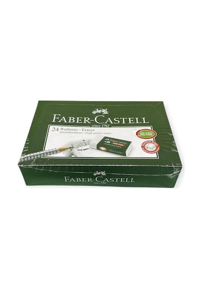Silgi- Faber Castell Beyaz 24'lü