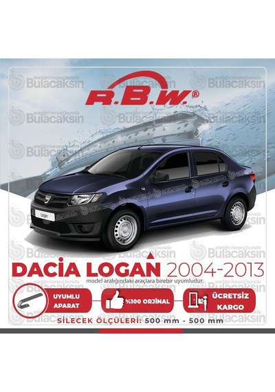 Rbw Dacia Logan 2004 - 2013 Ön Muz Silecek Takımı
