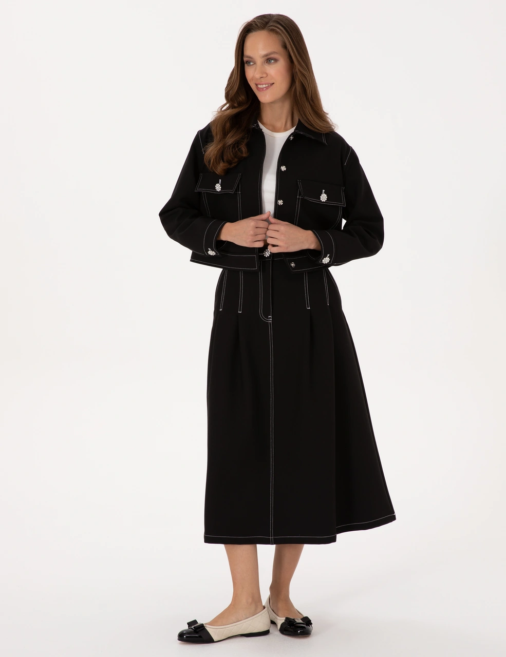 Pierre Cardin Kadın Siyah Ceket 50310060-vr046 Siyah