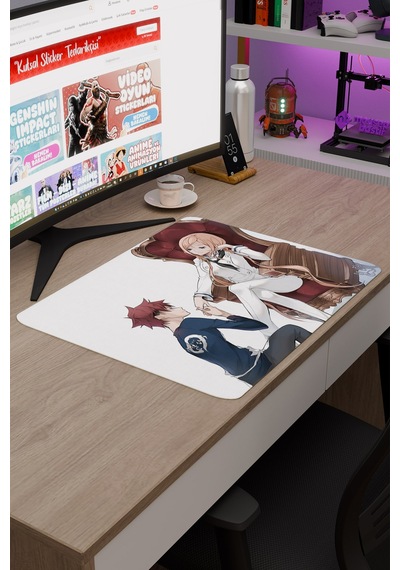 Food Wars Anime V4 - 48x40 Xl Gaming Kauçuk Kaymaz Taban Mouse Pad Fare Altlığı