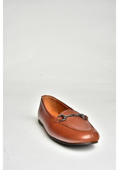 Fox Shoes R667001403 Taba Hakiki Deri Babet Taba Fox Shoes R667001403 Taba Hakiki Deri Babet Taba