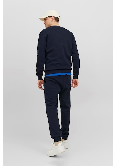Jack & Jones Erkek Jjebradley Bisiklet Yaka Sweatshirt 12249341 Lacivert
