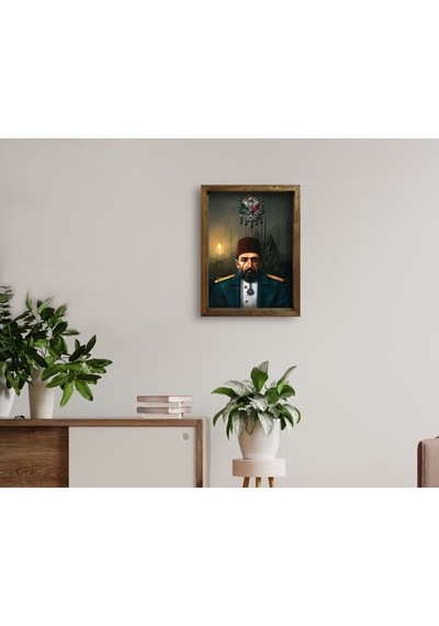 Bk Home Sultan Iı Abdülhamid Han Tasarımlı Doğal Masif Ahşap Çerç (551057979)