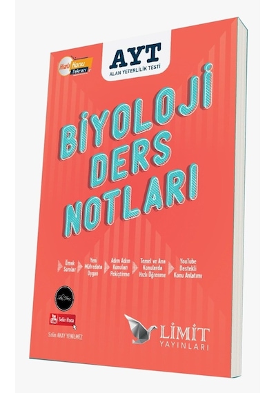 Limit AYT Biyoloji Ders Notları  -  Selin Akay Yenilmez  -  Limit Yayınları