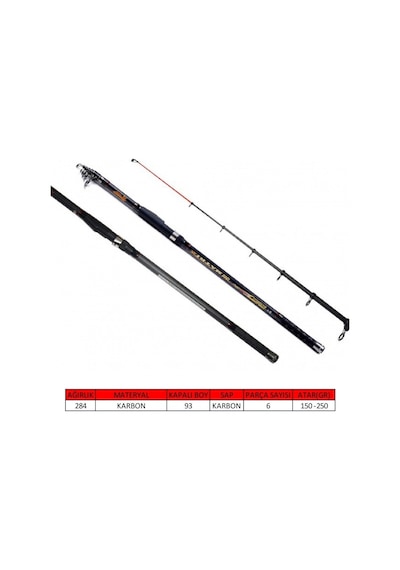 Captain 1505 Matrix Tele Surf Kamış 150-250gr  360cm