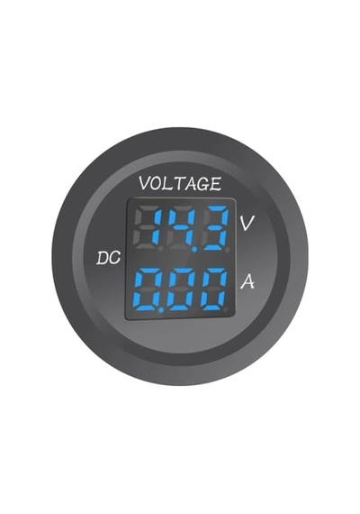 Dc12v/24v Dijital Voltmetre Ampermetre