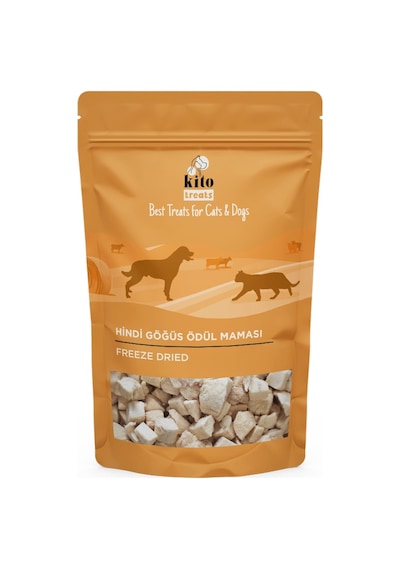 Kito Freeze Dried Hindi Göğüs Ödül Maması Köpekler İçin 30 G