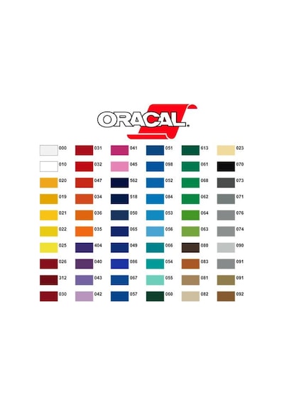 Oracal 641 Seri Yapışkanlı Folyo 126Cmx1Mt