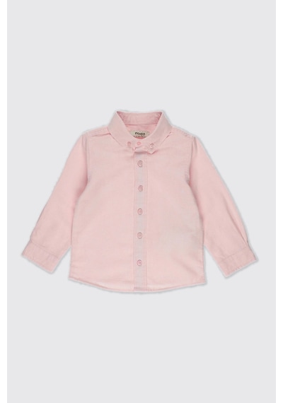 Erkek Bebek Basic Pembe Oxford Gömlek 479637