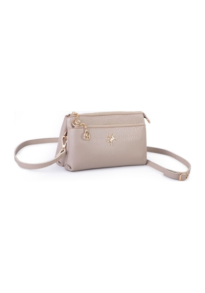 Nas Bag Kadın Çapraz Ve Clutch Çanta Bilek Ve Çapraz Askılı - Kum Victoria