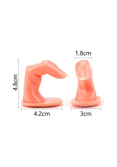 Ellea Nail Protez Tırnak Eğitim Parmağı 10'lu