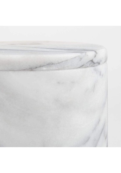 Crate & Barrel Fransız Mermer Kutu Seti, Modern Ve Şık Tezgah Depolama Saklama Kapları Çok Renkli