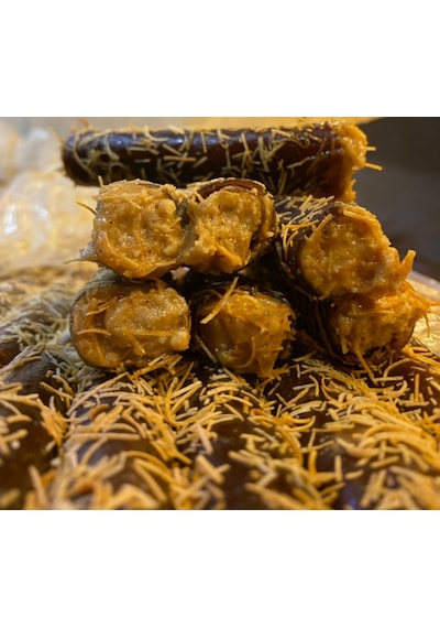 Talas Kuruyemiş Kadayıflı Fındık Ezmeli Ballı Sarma 500 G