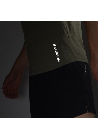 Salomon Cross Run Ss Tee M 27974 Çok Renkli