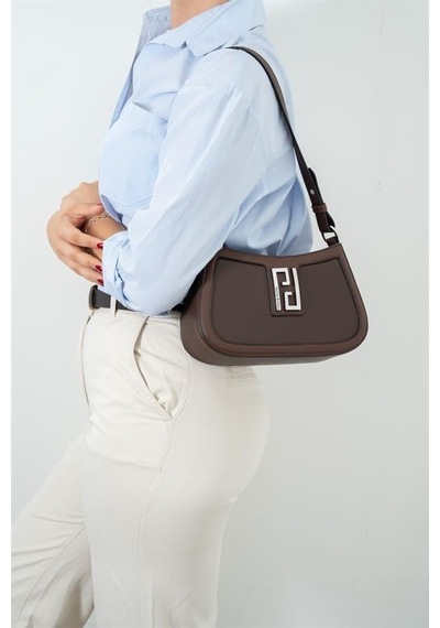 Silver Polo Sp1132 Kadın Çapraz Çanta Düz Kahve-kahve