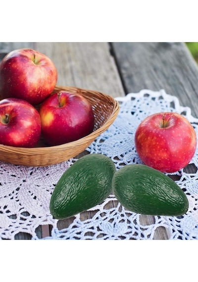 Yapay Meyve Avokado Fake Fruit 6 Lı Paket
