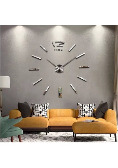 Boyutu 50-120 Cm Arası Ayarlanabilen 3D Modern Duvar Saati