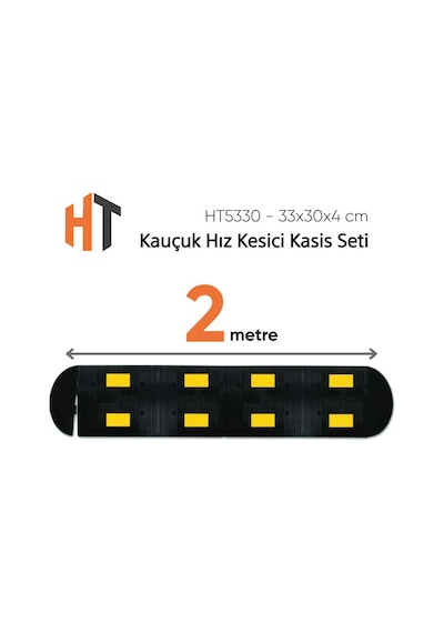 Kauçuk Hız Kesici Kasis Seti 2 Metre - Eko