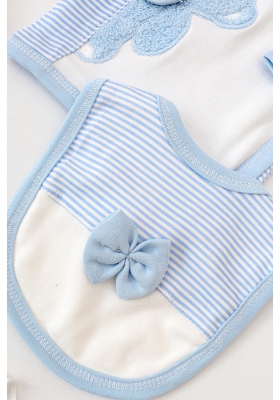 Sitilin Erkek Bebek Lüks Hastane Çıkışı Ayıcık 10 Lu Set Stl6975 Beyaz