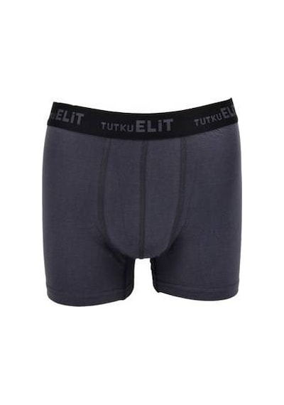 Tutku Elit Erkek Modal Elastan Spor Boxer 6'lı 1252 X Füme