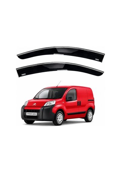 Citroen Nemo Cam Rüzgarlığı Kromlu 2008+ Sonrası Uyumlu 2'li