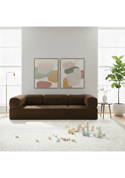 Linea Long 100 300 Sünger Koltuk Takımı Modüler Minder Dinlenme Köşesi Yeşil