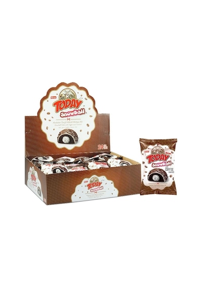 Today Snowball Kahveli Kek 35 Gr. 24 Adet  (1 Kutu)