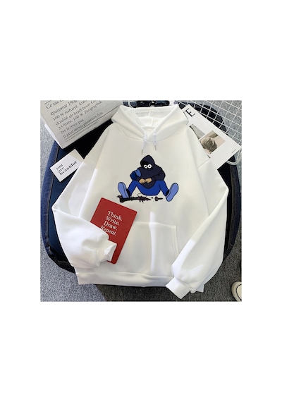 Tarzsokak Beyaz Boywithuke Kıcıhoodies Moletom Feminino