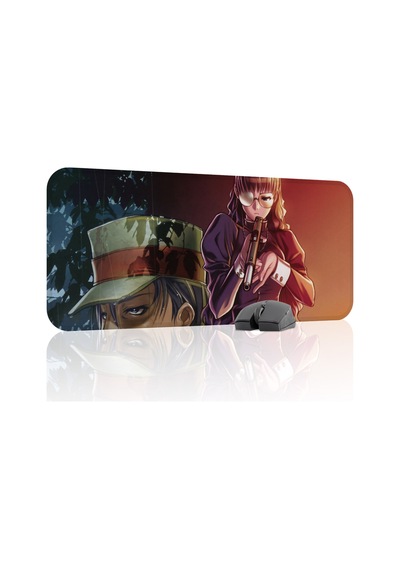Black Lagoon Kaymaz Dikişli Kauçuk Oyuncu Mousepad V4 - 70x30 Xl Gaming Mouse Pad Fare Altlığı