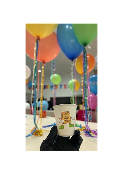 Süngerbob Doğumgünü Etkinlik Parti Temalı Tek Kullanımlık 7 Oz 50 Adet Karton Bardak 1
