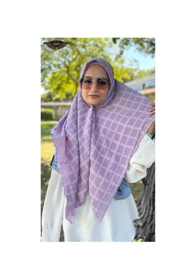 Aldaıyr Jakarlı Caz Eşarp 120 X120 Pamuk İkinci Desen Leyla