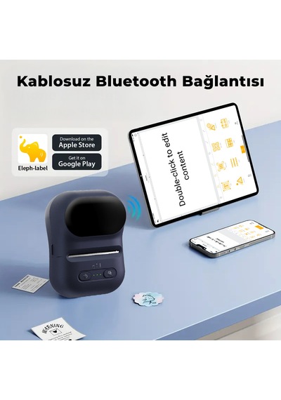 İdragon Taşınabilir Termal Barkod Ve Etiket Yazıcı - Android Ve Apple iOS Uyumlu