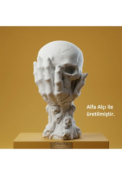 9cm Kuru Kafa Figürü 9cm Boyutunda Biblo - Rock - Gotik Tarzı - Chopper Tarzı - Harley Tarzı 46848581