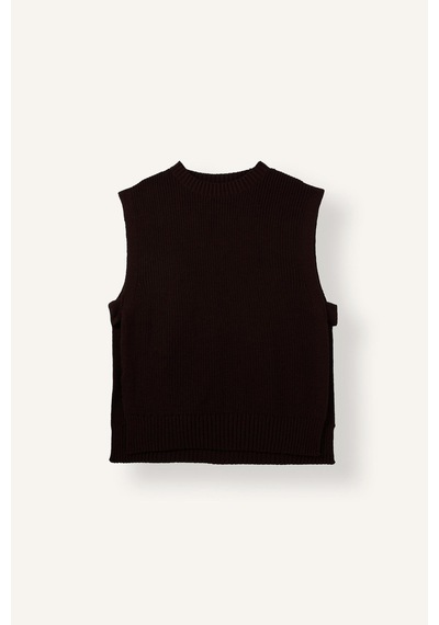 Defacto Regular Fit Bisiklet Yaka Yanları Yırtmaçlı Triko Yelek H5863ax26wnbn601 Kahve-bn601 Defacto Regular Fit Bisiklet Yaka Yanları Yırtmaçlı Triko Yelek H5863ax26wnbn601 Kahve-bn601