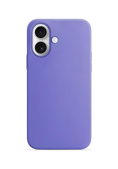 Apple, Uyumlu iPhone 17 Soft Touch Lansman Silikon Kılıf Pastel Lila