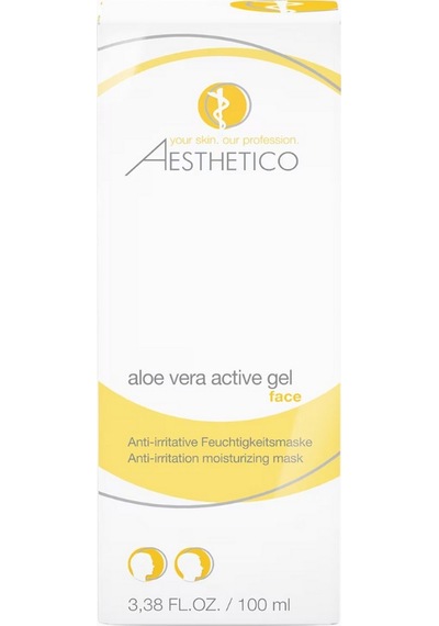 Aesthetico Aesthetıco Aloe Vera Active Gel, Hassas Ciltler Için Yatıştırıcı Jel Maske Maskeler