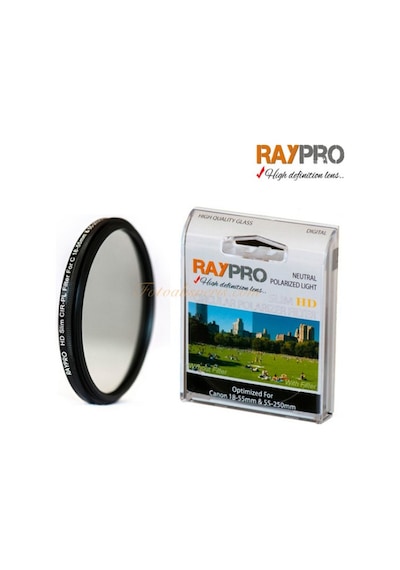 Raypro 58Mm Uv Filtre + Circular Polarize Filtre + Parasoley Seti