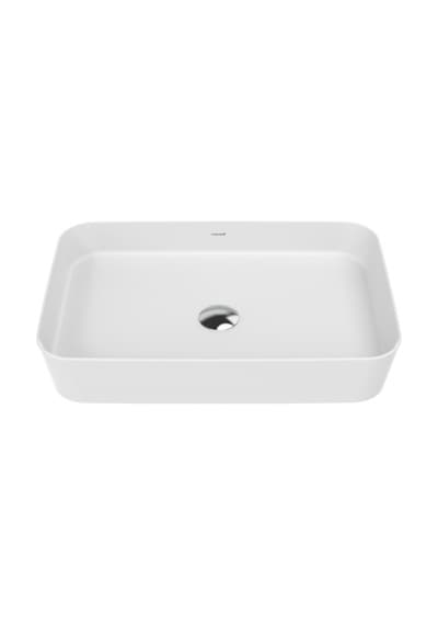 Creavit Loop Dikdörtgen Çanak Lavabo 40x60cm Beyaz Lp060-00cb00e-0000