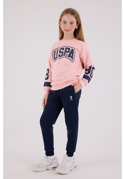U.S. Polo Assn. U.s. Polo Assn Kız Çocuk Pembe Eşofman Takımı Us2321-c-v2 Pembe