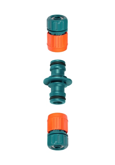 Bahçe Hortumu Jaklı Bağlantı Kiti 1/2" Yarım Parmak