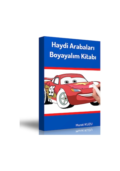 Haydi Arabaları Boyayalım Kitabı