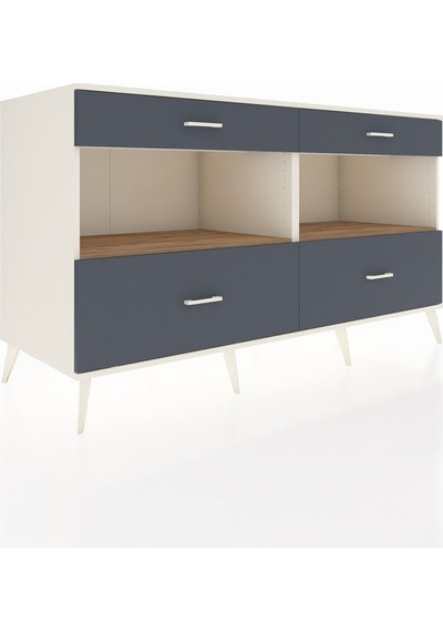 Kronos Konsol 2 Raflı 4 Çekmeceli 176x59x99 Aytaşı-çam/antrasit Aytaşı-çam/antrasit Kronos Konsol 2 Raflı 4 Çekmeceli 176x59x99 Aytaşı-çam/antrasit Aytaşı-çam/antrasit