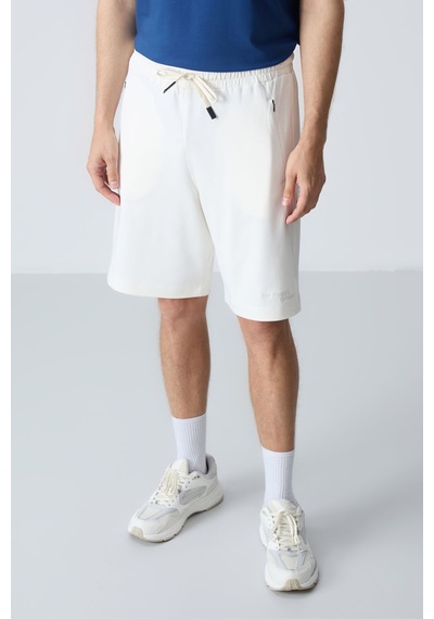 Air Jones Tommy Life Ekru Pamuklu Kalın Yumuşak Dokulu Standart Fit Basic Erkek Şort - 81276 Ekru Air Jones Tommy Life Ekru Pamuklu Kalın Yumuşak Dokulu Standart Fit Basic Erkek Şort - 81276 Ekru