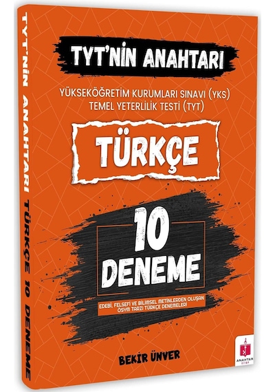 2026 Tyt'nin Anahtarı Türkçe 10'lu Deneme - Bekir Ünver