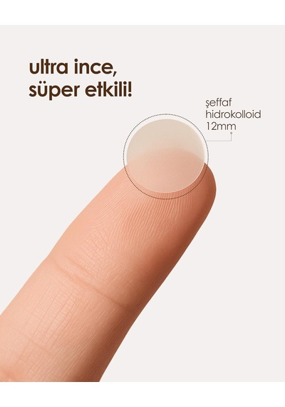 Clearly Spot Patch, Sivilce Karşıtı Şeffaf Plaster 2'li Paket Ultra İnce, Hidrokolloid + Niac